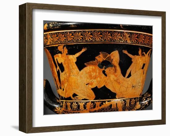 Red-Figured Attic Crater, Called Crater of Antaios-Euphronios-Framed Giclee Print