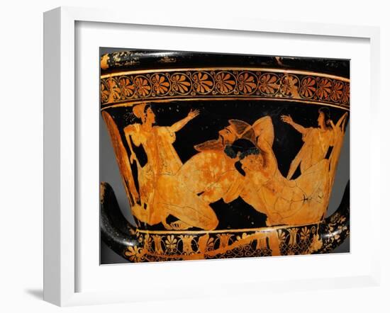 Red-Figured Attic Crater, Called Crater of Antaios-Euphronios-Framed Giclee Print