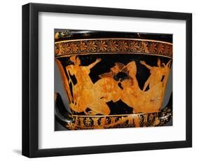 Red-Figured Attic Crater, Called Crater of Antaios-Euphronios-Framed Premium Giclee Print