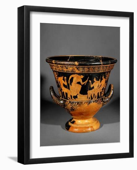 Red-Figured Attic Crater, Called Crater of Antaios-Euphronios-Framed Giclee Print