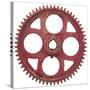 Red Fine Tooth Gear-Retroplanet-Stretched Canvas