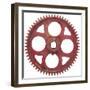 Red Fine Tooth Gear-Retroplanet-Framed Giclee Print