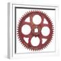 Red Fine Tooth Gear-Retroplanet-Framed Giclee Print