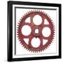 Red Fine Tooth Gear-Retroplanet-Framed Giclee Print