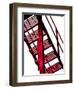 Red Fire Escape-David Ridley-Framed Photographic Print