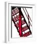 Red Fire Escape-David Ridley-Framed Photographic Print