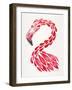 Red Flamingo-Cat Coquillette-Framed Giclee Print