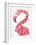 Red Flamingo-Cat Coquillette-Framed Giclee Print