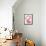 Red Flamingo-Cat Coquillette-Framed Stretched Canvas displayed on a wall