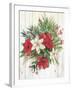 Red Floral I-PI Studio-Framed Art Print