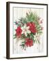 Red Floral I-PI Studio-Framed Art Print