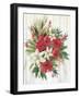 Red Floral II-PI Studio-Framed Art Print