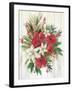 Red Floral II-PI Studio-Framed Art Print