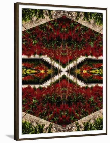 Red Flower Bed, 2015-Ant Smith-Framed Premium Giclee Print