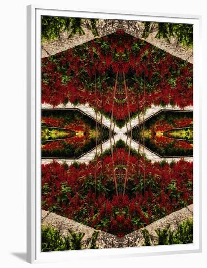 Red Flower Bed, 2015-Ant Smith-Framed Premium Giclee Print