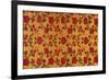 Red Flower Pattern-null-Framed Giclee Print