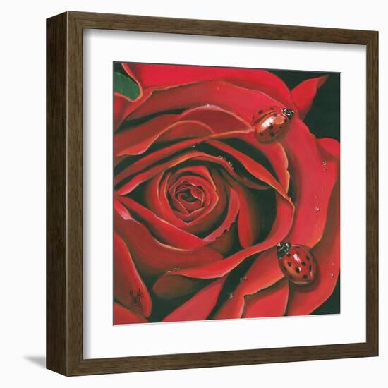 Red Flower-Scott Westmoreland-Framed Art Print