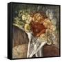 Red Flower-Skarlett-Framed Stretched Canvas