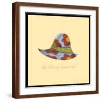 Red Flowering Garden Hat-Robin Betterley-Framed Giclee Print