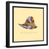 Red Flowering Garden Hat-Robin Betterley-Framed Giclee Print