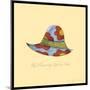 Red Flowering Garden Hat-Robin Betterley-Mounted Giclee Print