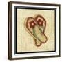 Red Flowering Sandals-Robin Betterley-Framed Giclee Print