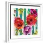 Red Flowers II-Patricia Pinto-Framed Premium Giclee Print