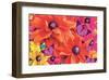 Red Flowers Tropical-Alixandra Mullins-Framed Art Print