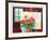 Red Flowers with Painting-Guy Charon-Framed Collectable Print