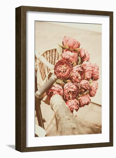 Red Flowers-Steve Allsopp-Framed Photographic Print