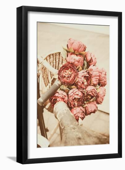 Red Flowers-Steve Allsopp-Framed Photographic Print