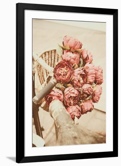 Red Flowers-Steve Allsopp-Framed Photographic Print