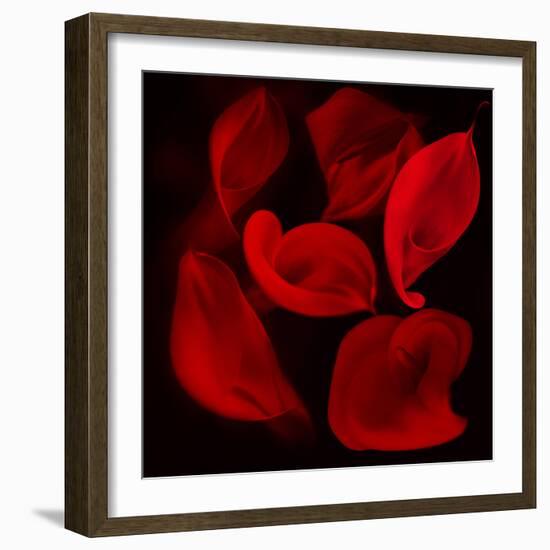 Red Flowers-Unaciertamirada-Framed Photographic Print