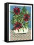 Red Flowers-Kestrel Michaud-Framed Stretched Canvas