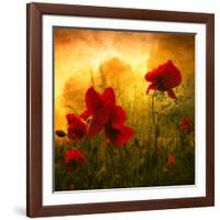 Red for Love-Philippe Sainte-Laudy-Framed Photographic Print