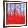 Red Forest Morning-Herb Dickinson-Framed Photographic Print