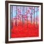 Red Forest Morning-Herb Dickinson-Framed Photographic Print