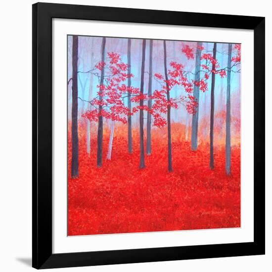 Red Forest Morning-Herb Dickinson-Framed Photographic Print