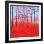 Red Forest Morning-Herb Dickinson-Framed Photographic Print