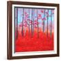 Red Forest Morning-Herb Dickinson-Framed Photographic Print