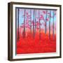 Red Forest Morning-Herb Dickinson-Framed Photographic Print