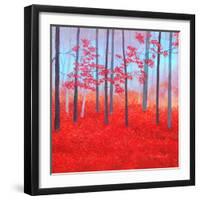 Red Forest Morning-Herb Dickinson-Framed Photographic Print