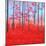 Red Forest Morning-Herb Dickinson-Mounted Photographic Print