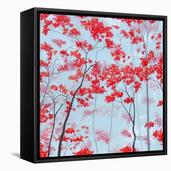 Red Forest-Herb Dickinson-Framed Stretched Canvas