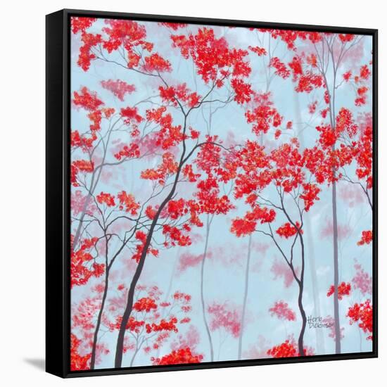 Red Forest-Herb Dickinson-Framed Stretched Canvas