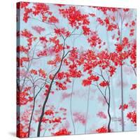 Red Forest-Herb Dickinson-Stretched Canvas