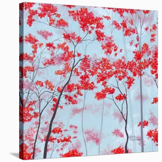 Red Forest-Herb Dickinson-Stretched Canvas