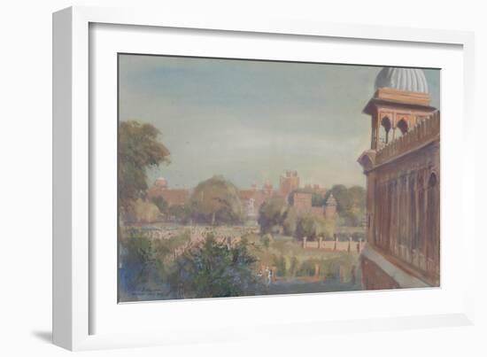 Red Fort from Jama Masjid, 2004-Tim Scott Bolton-Framed Giclee Print