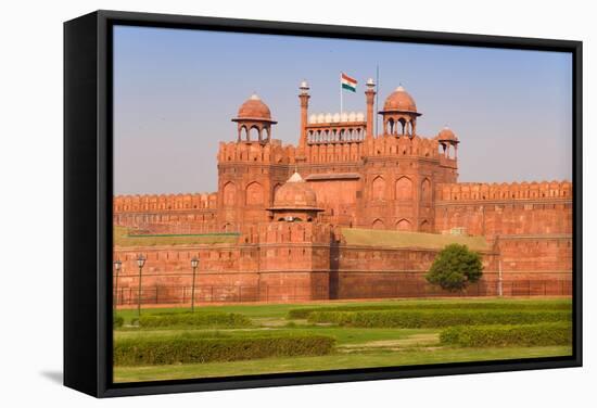 Red Fort, UNESCO World Heritage Site, Delhi, India, Asia-Gavin Hellier-Framed Stretched Canvas