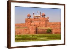Red Fort, UNESCO World Heritage Site, Delhi, India, Asia-Gavin Hellier-Framed Photographic Print
